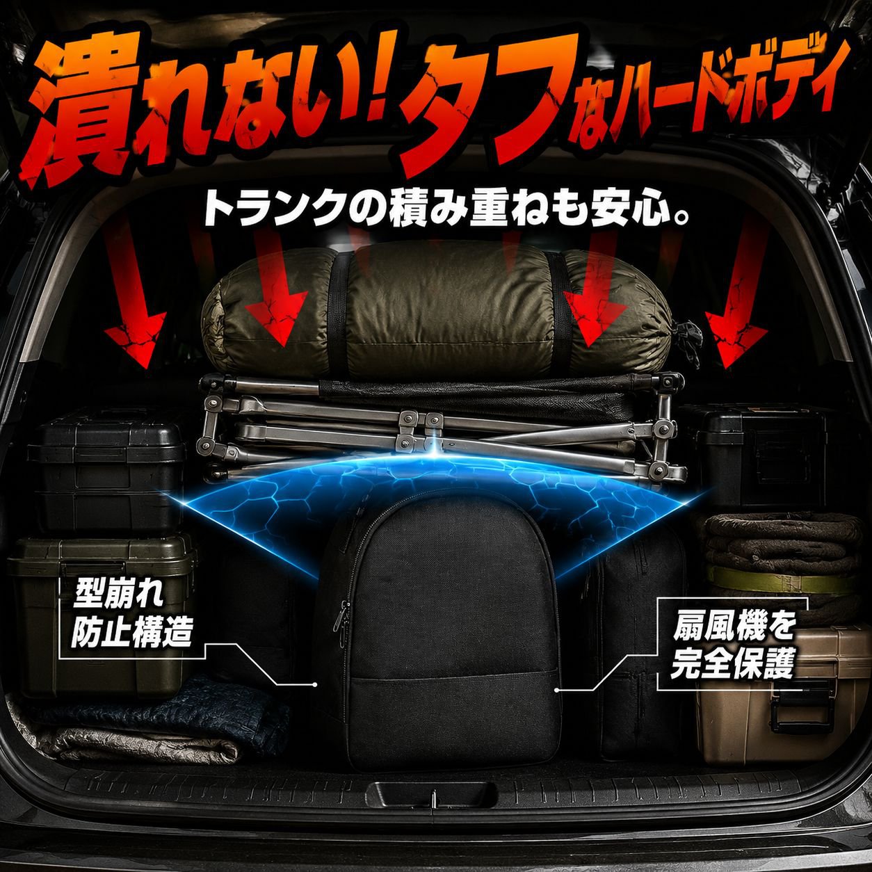 キャンプ扇風機専用収納バッグ、Amazonアウトドアファン携帯保護バッグ
