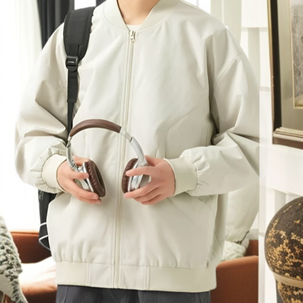 学生用カジュアルジャンパーの着用イメージ