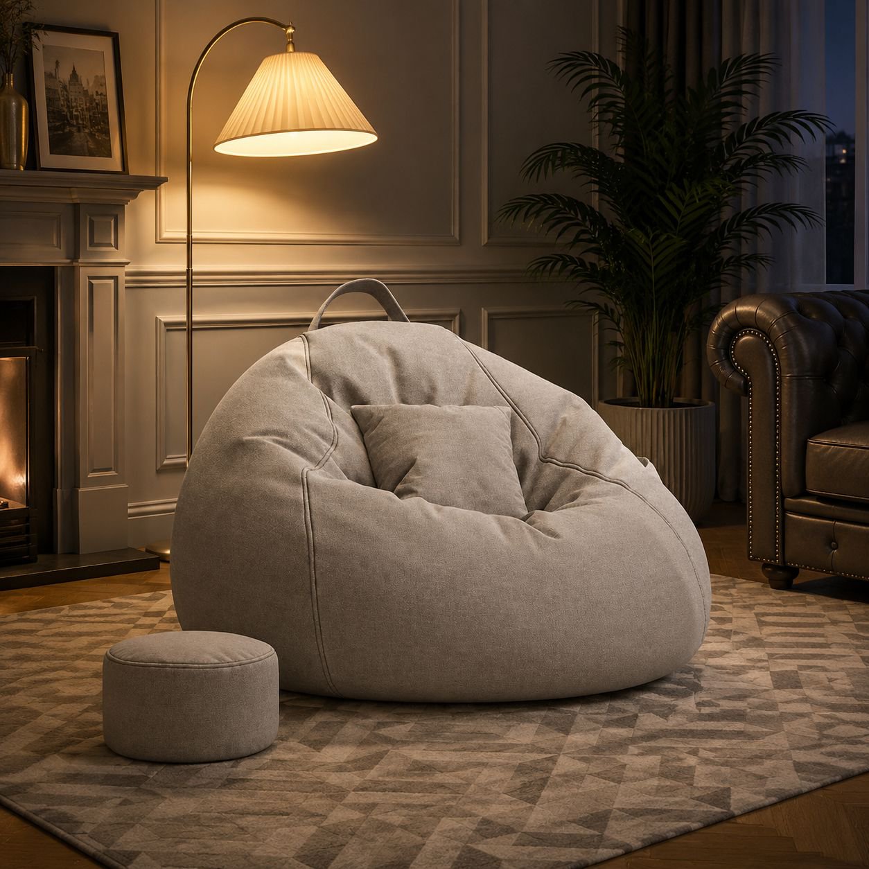 Tatami-inspired lazy sofa chair