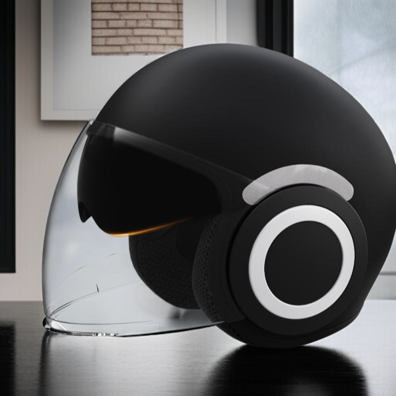 여성용 보온 안전 헬멧 디테일