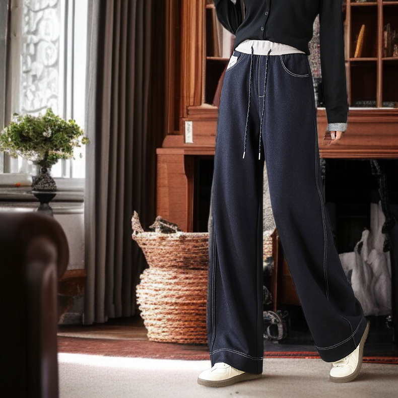 치노 데님 팬츠 디테일 클로즈업