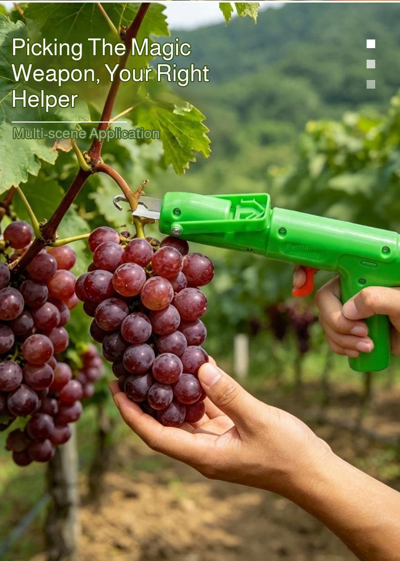 Tijeras especializadas para cosechar frutas