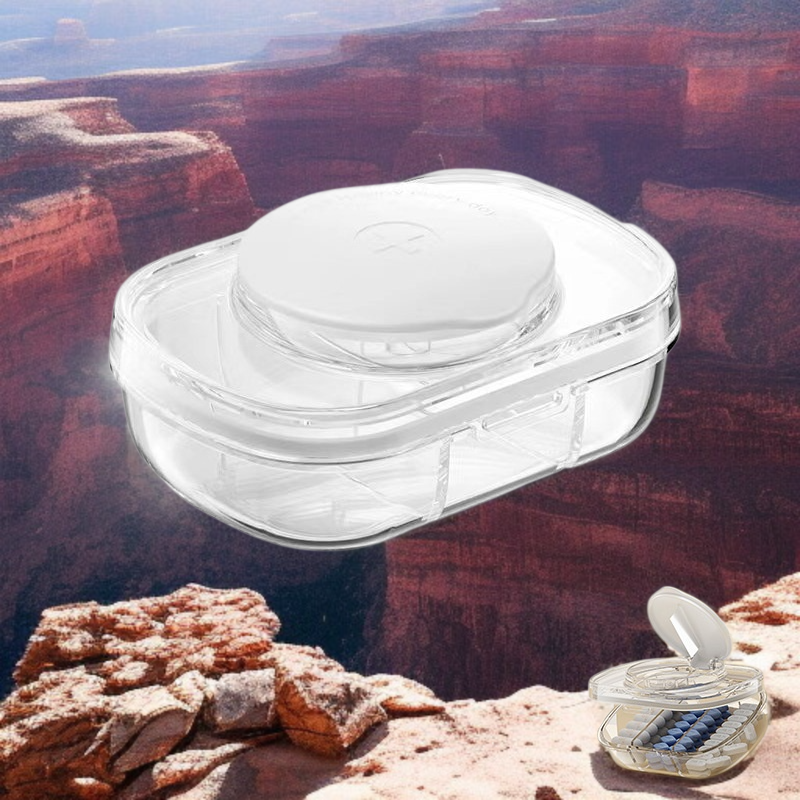 1분 2커터 기능으로 편리한 약 분할 모습