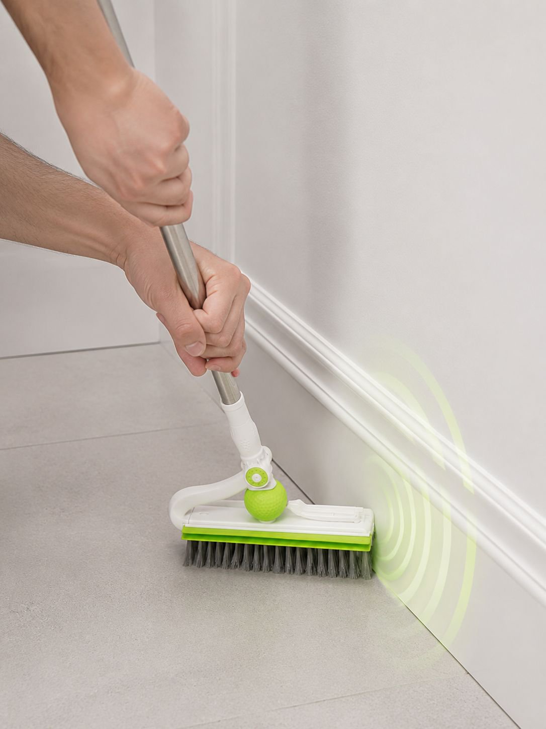 Modern design silicone brush with wall mount
