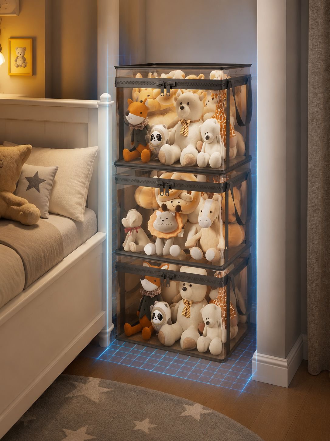 Versatile storage basket for toys and snacks