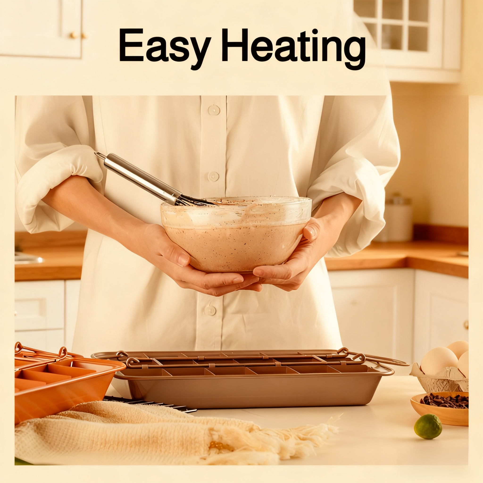 Square Non-stick Thickened Cake Pan Baking Tray