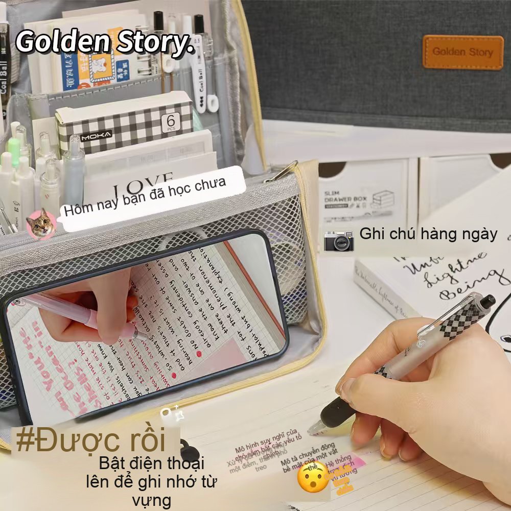 Hộp đựng bút chì và túi đựng đồ không thể thiếu khi bắt đầu năm học mới
