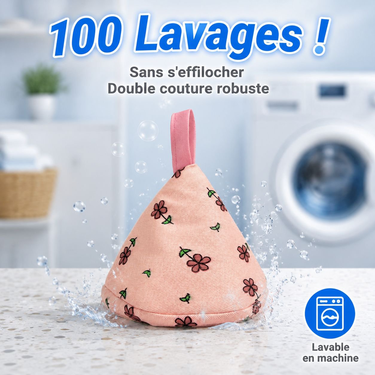 Protège-poignée en fonte émaillée et casserole, manchon isolant anti-chaleur