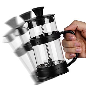 Handpress Kaffeekanne mit Edelstahlfilter