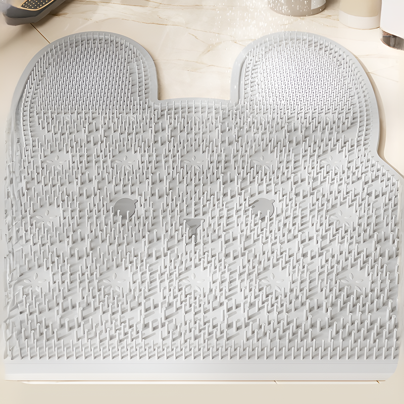  Silicone Bunny Foot Scrubber Mat