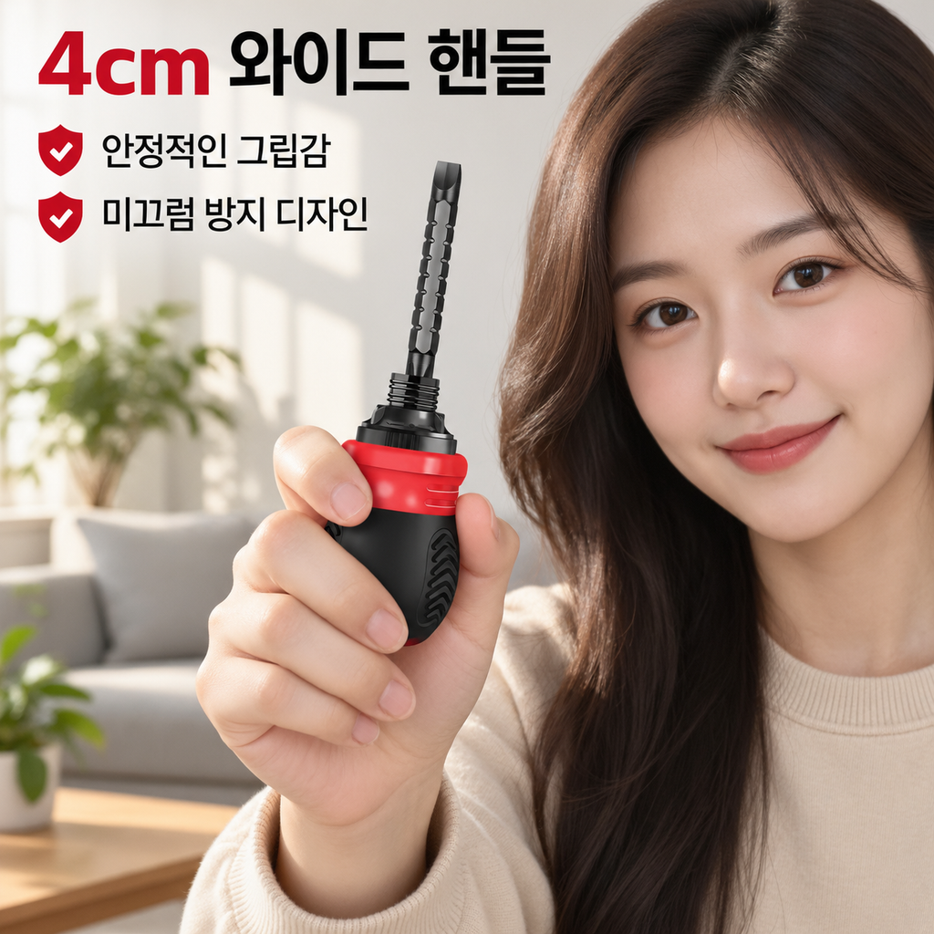 미니 주먹 숏 라쳇 드라이버 십자 일자 별 2in1 다기능 세트