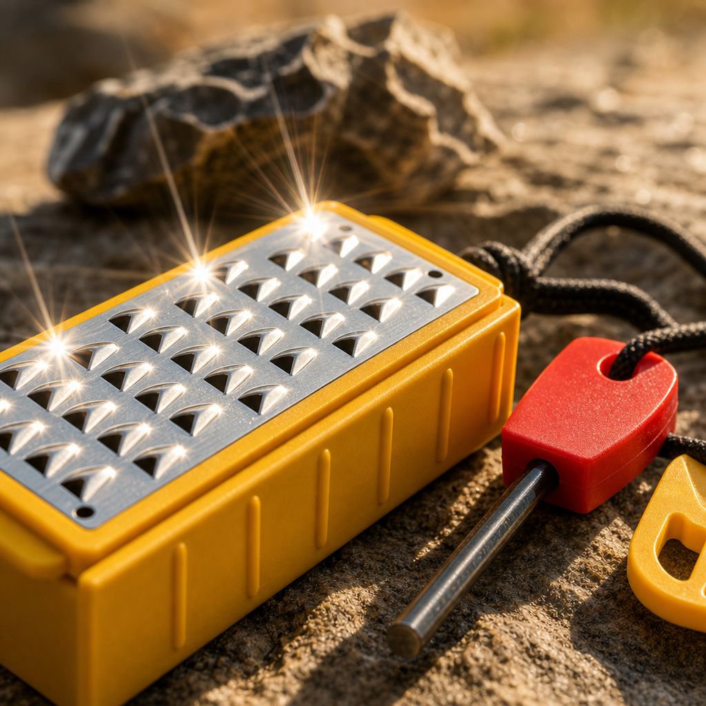 Kit bushcraft pour allumer un feu facilement