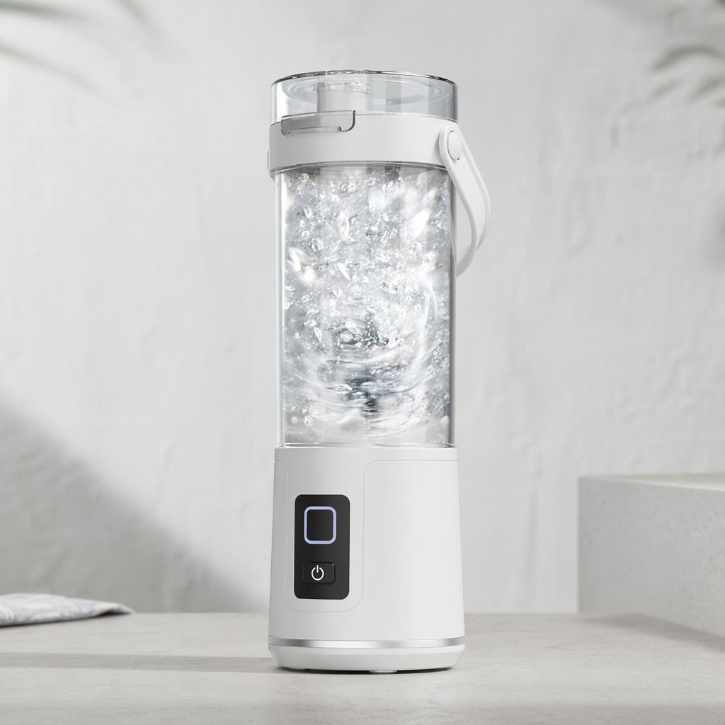 Tragbarer Saftbecher für frische Säfte unterwegs