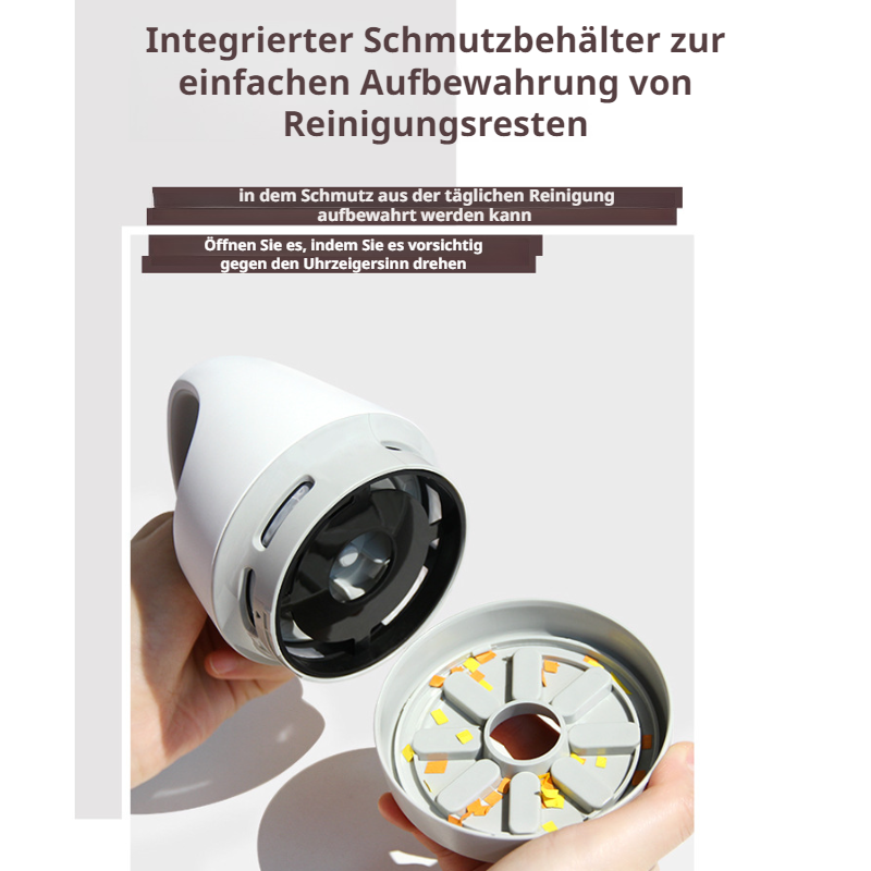 Niedlicher Cartoon-USB-Lade-Desktop-Staubsauger, kabelloser tragbarer Büro-Tastaturreiniger, Handsta