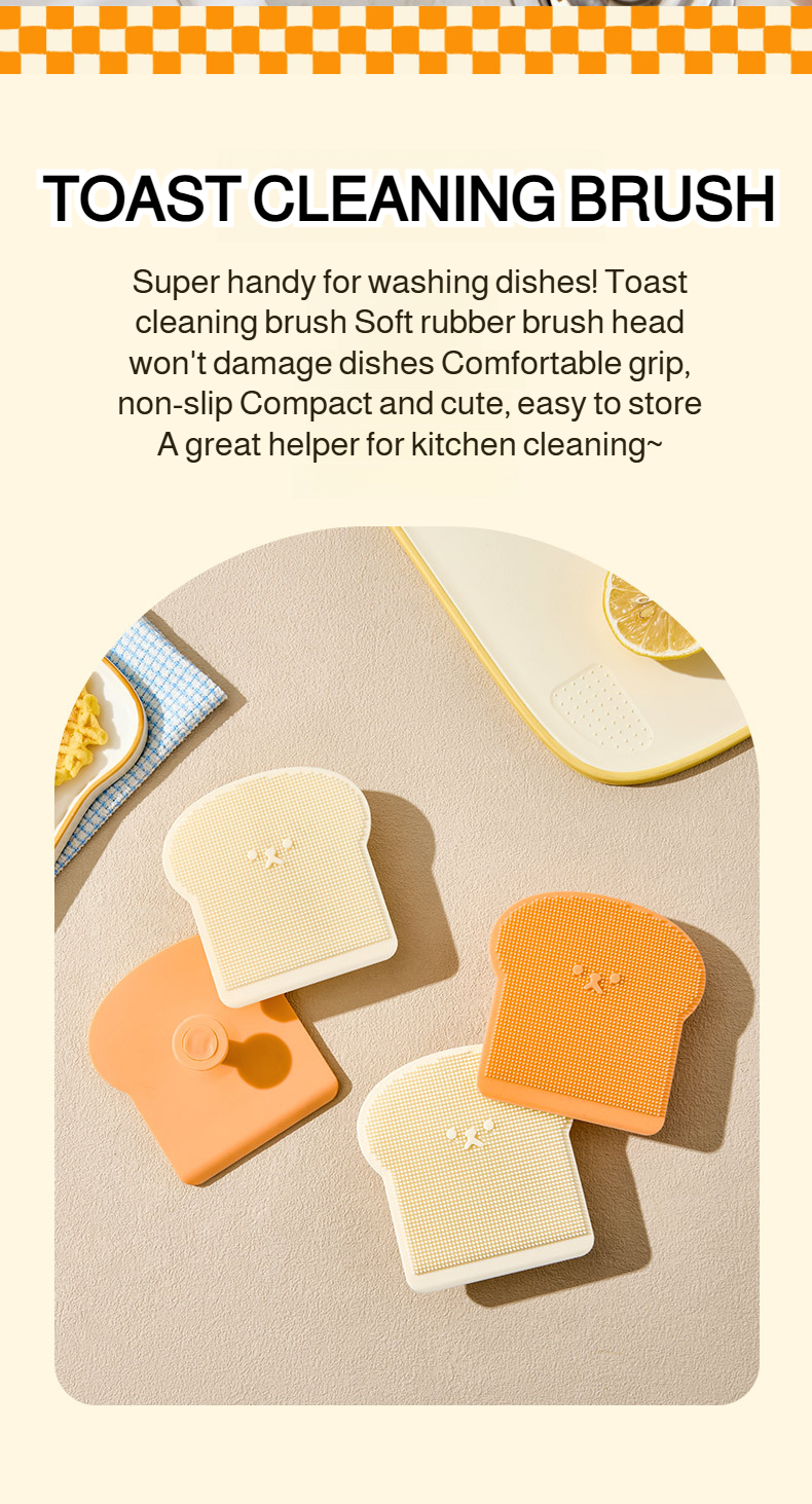 Silicone vegetable scrubber for kitchen use