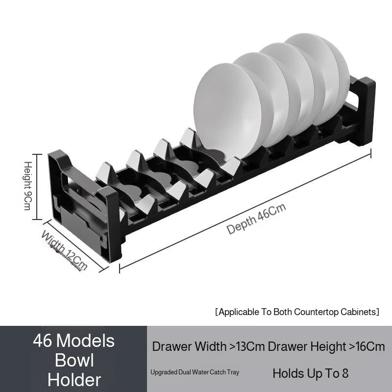 Kitchen drawer divider cabinet dish storage rack bowl and chopsticks plate storage box cutlery dish 