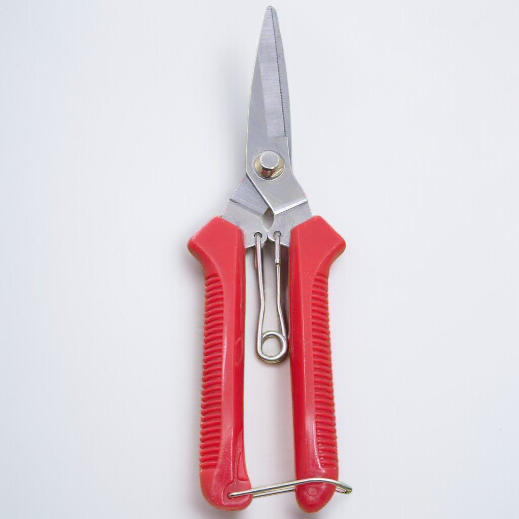 두꺼운 가지치기 가위 원예가위 스트레이트 묽은 과일가위 과일채취 가지치기 도구