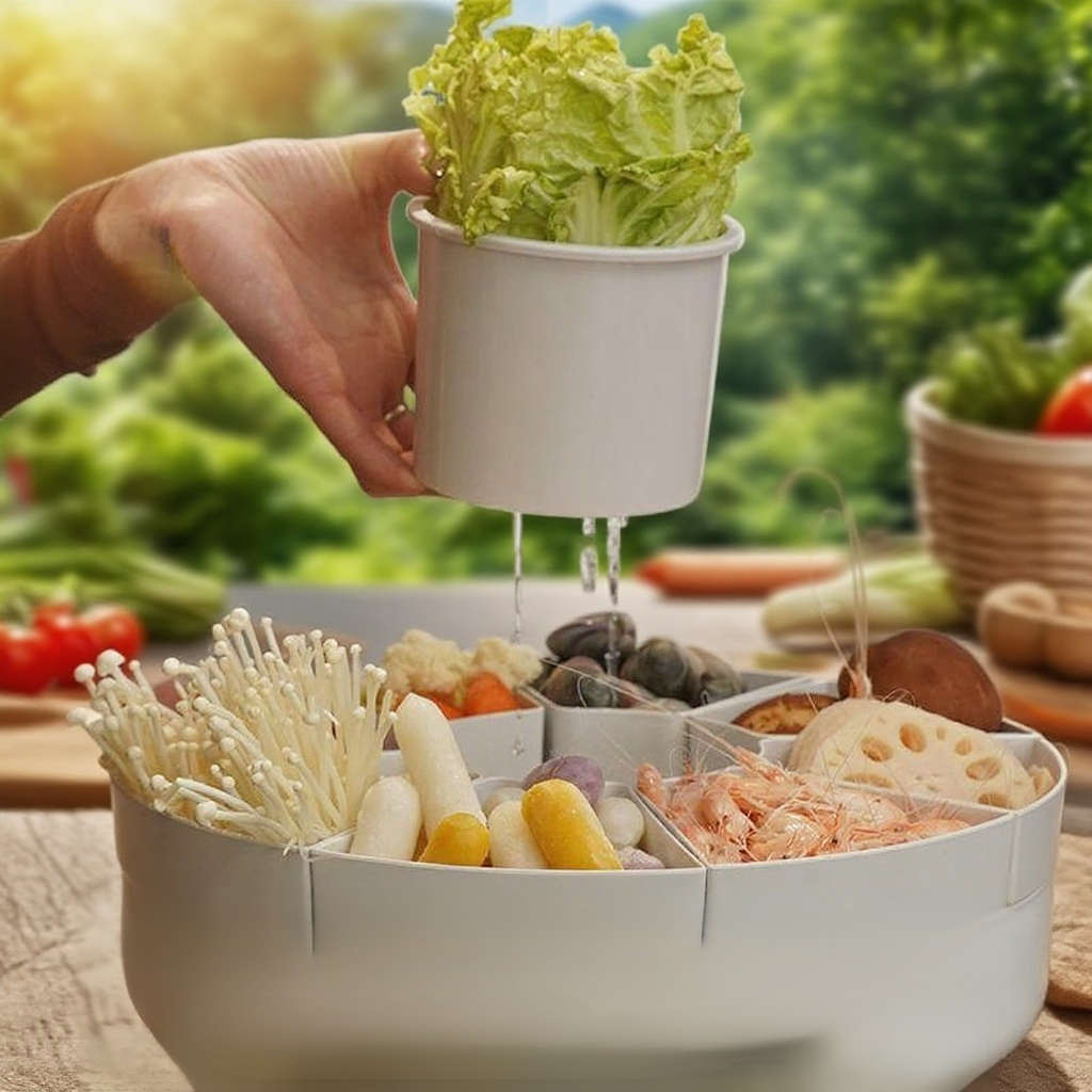 グルグル回転野菜のアスファルト盛り合わせ