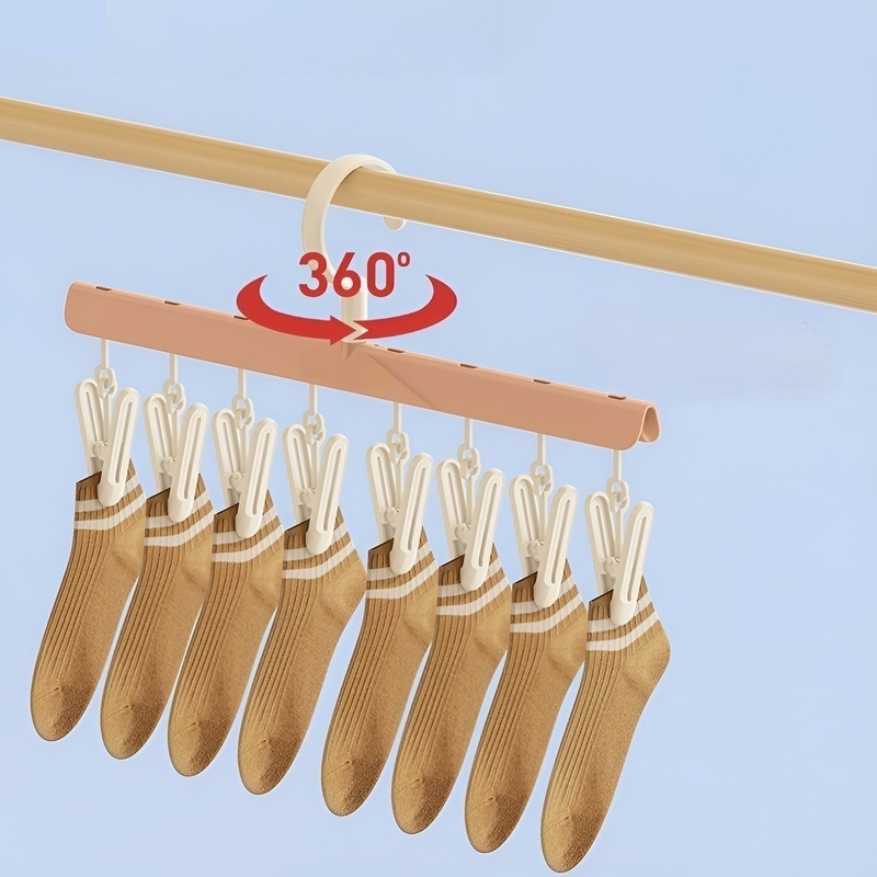 Tendedero de ropa con pinzas multiusos