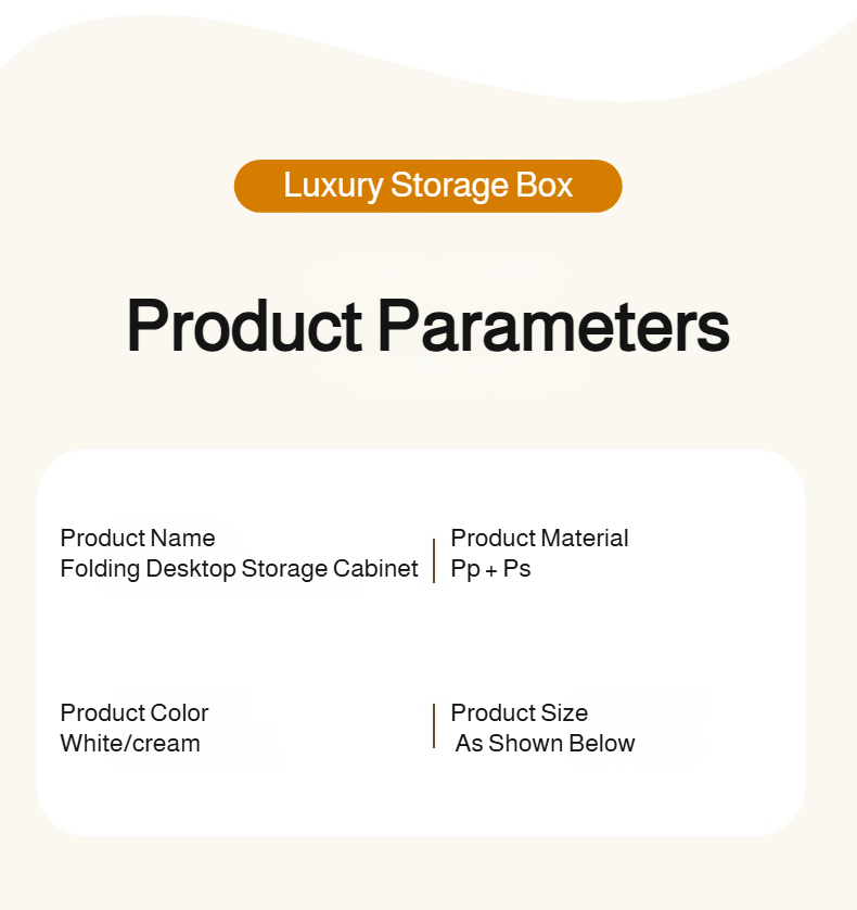 Cosmetic storage cabinet showing easy folding mechanism