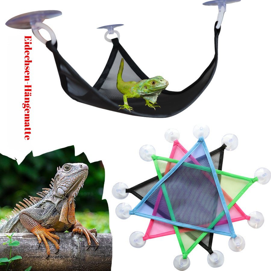 Reptilien-Hängematte mit Saugnäpfen
