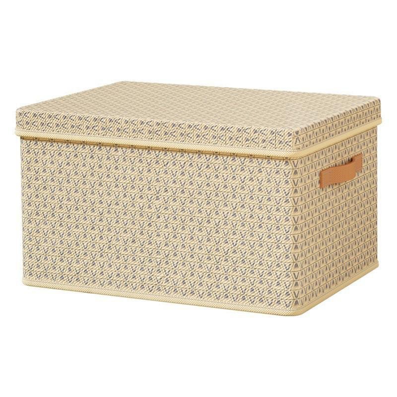 Thickened PP board folding storage box for clothes and quilts with lid for storage of pants and quil