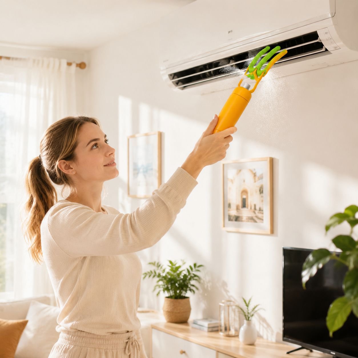 Waschbare 3-in-1 Staubbürste, speziell für Haushaltsgeräte und Jalousien