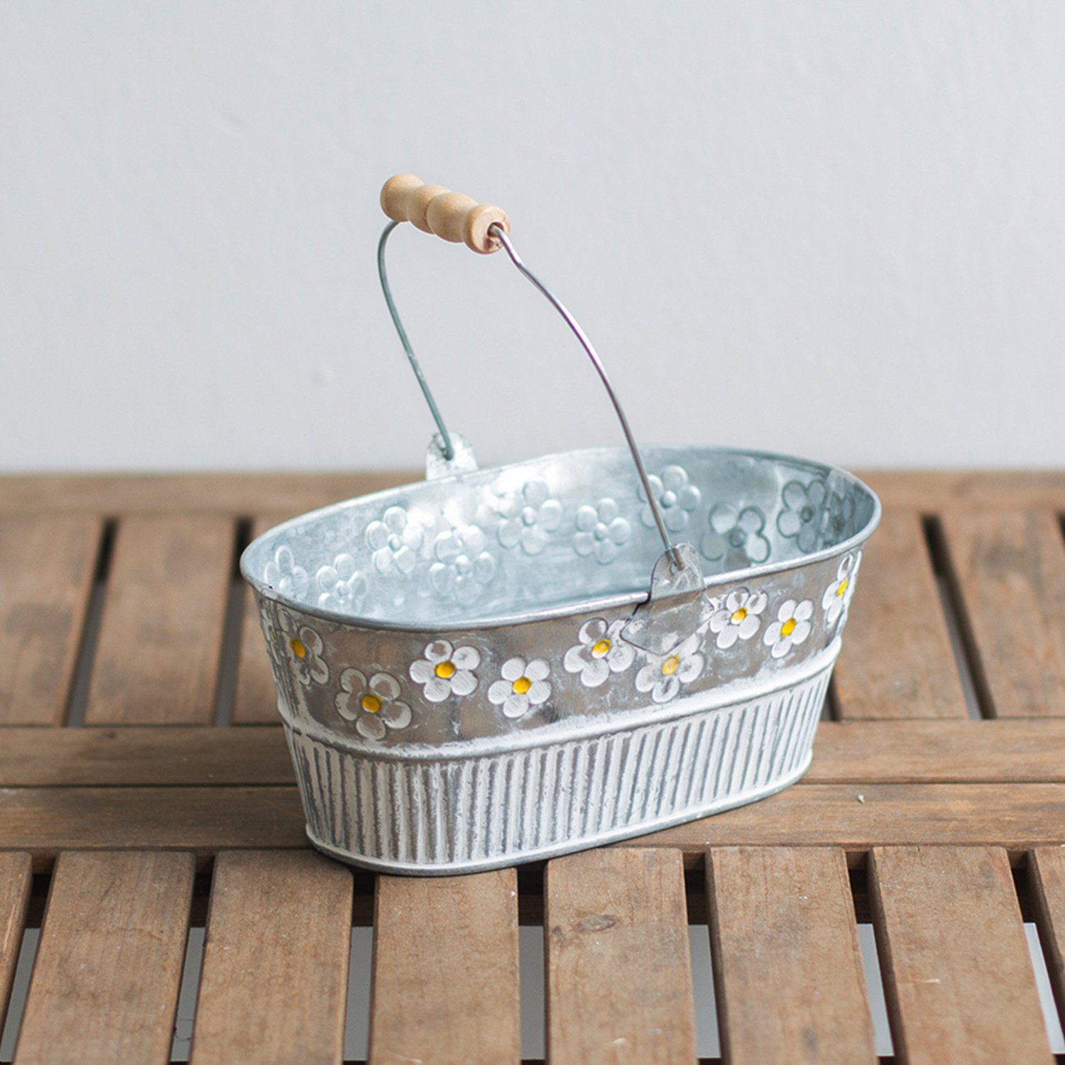 Vase en métal pour fleurs séchées et fraîches