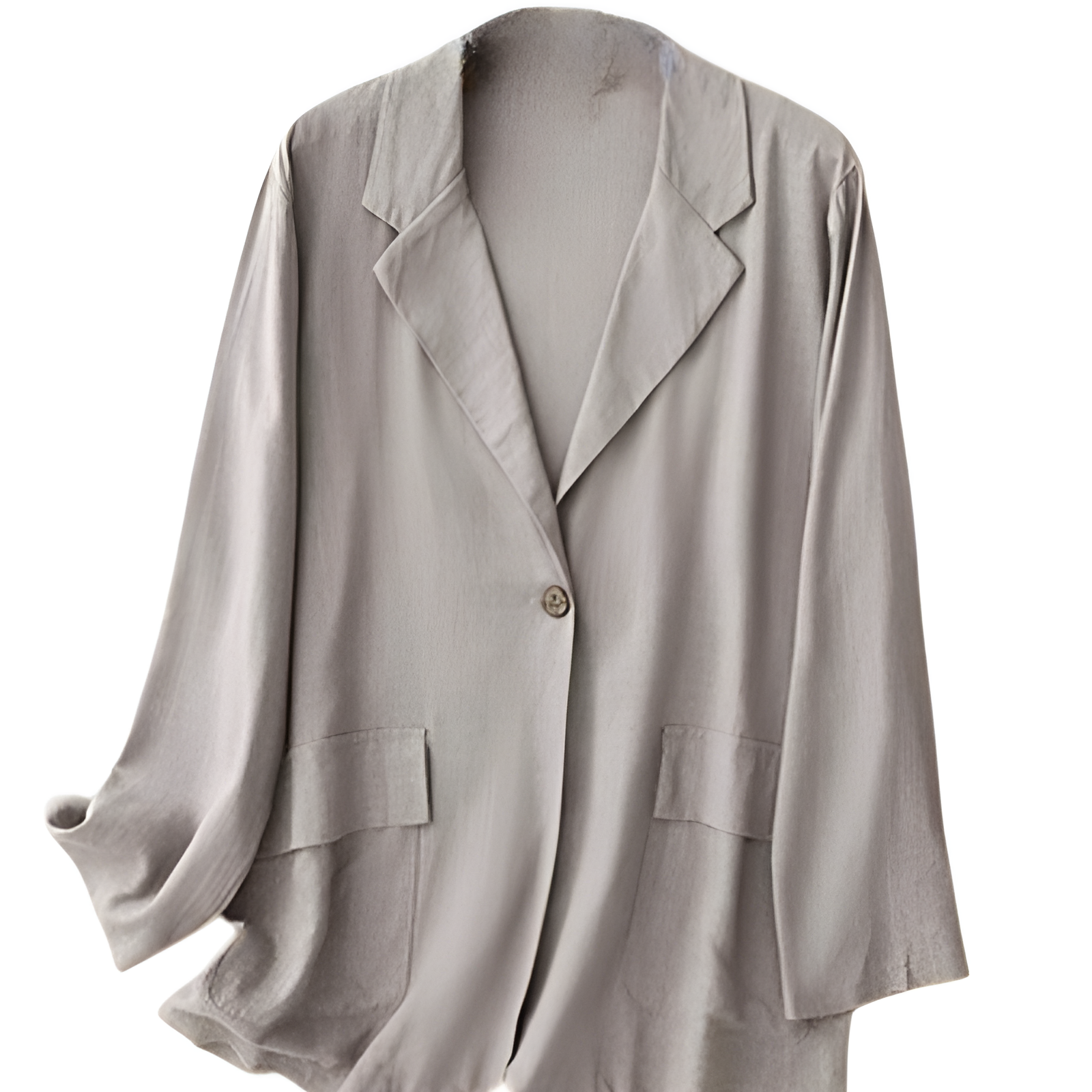 棉麻文藝復古西裝外套女