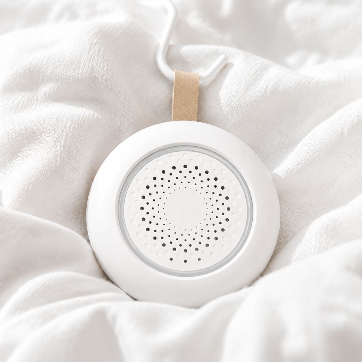 Smart Baby Soothing Device with White Noise, Automatic Cry Detection, Sleep Aid Night Light