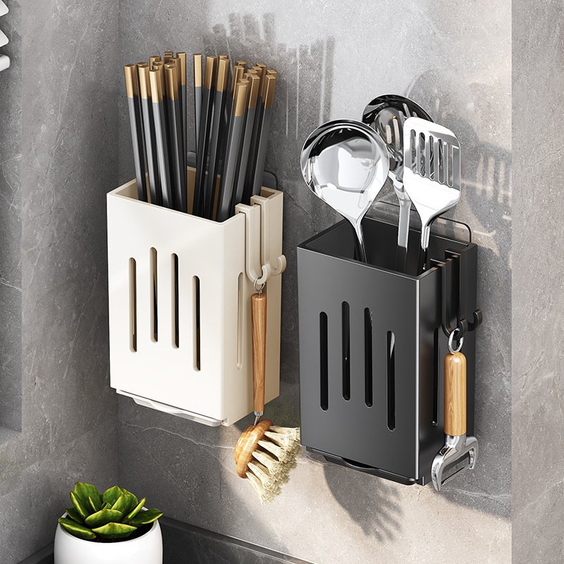 Kitchen wall-mounted chopstick holder