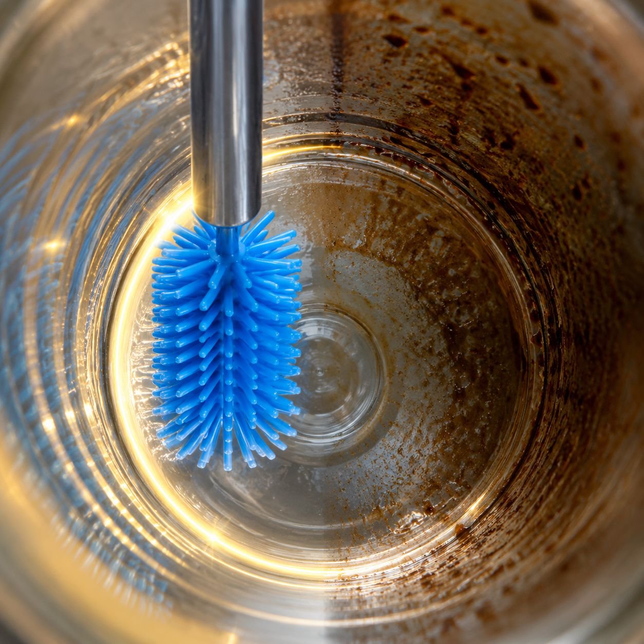 Innovative Stainless Steel Rotating Cleaning Brush