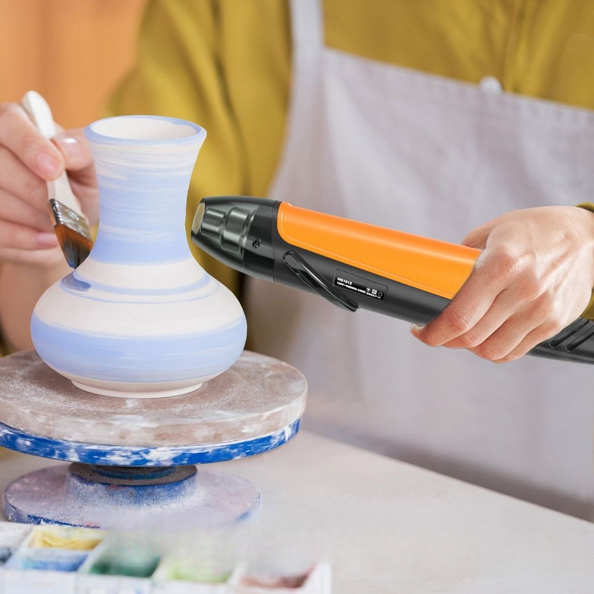 小作品 ヒートガン 温度調節 擦り合わせる とともに 風速 アダプト な 小作品 ヒートガン