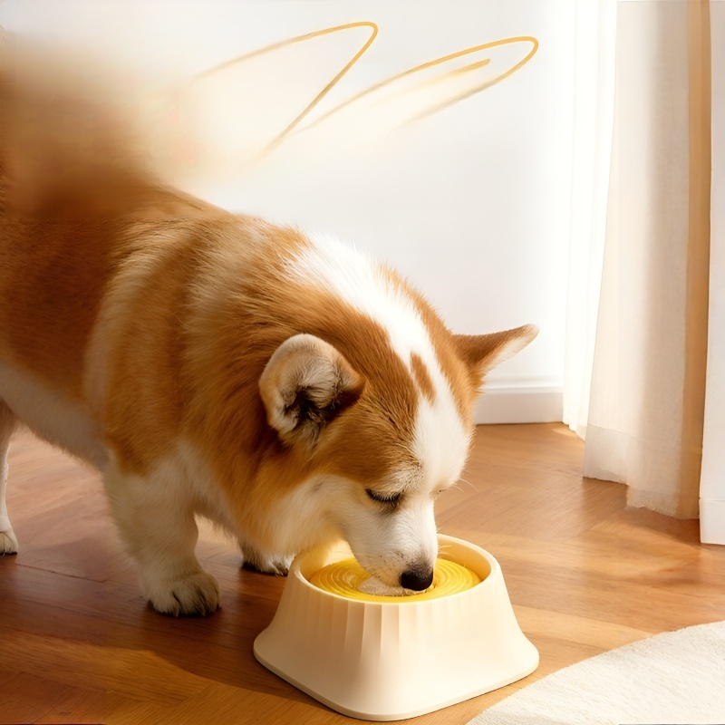 물튀김 방지, 젖은 입 방지, 부유식 반려동물 밥그릇