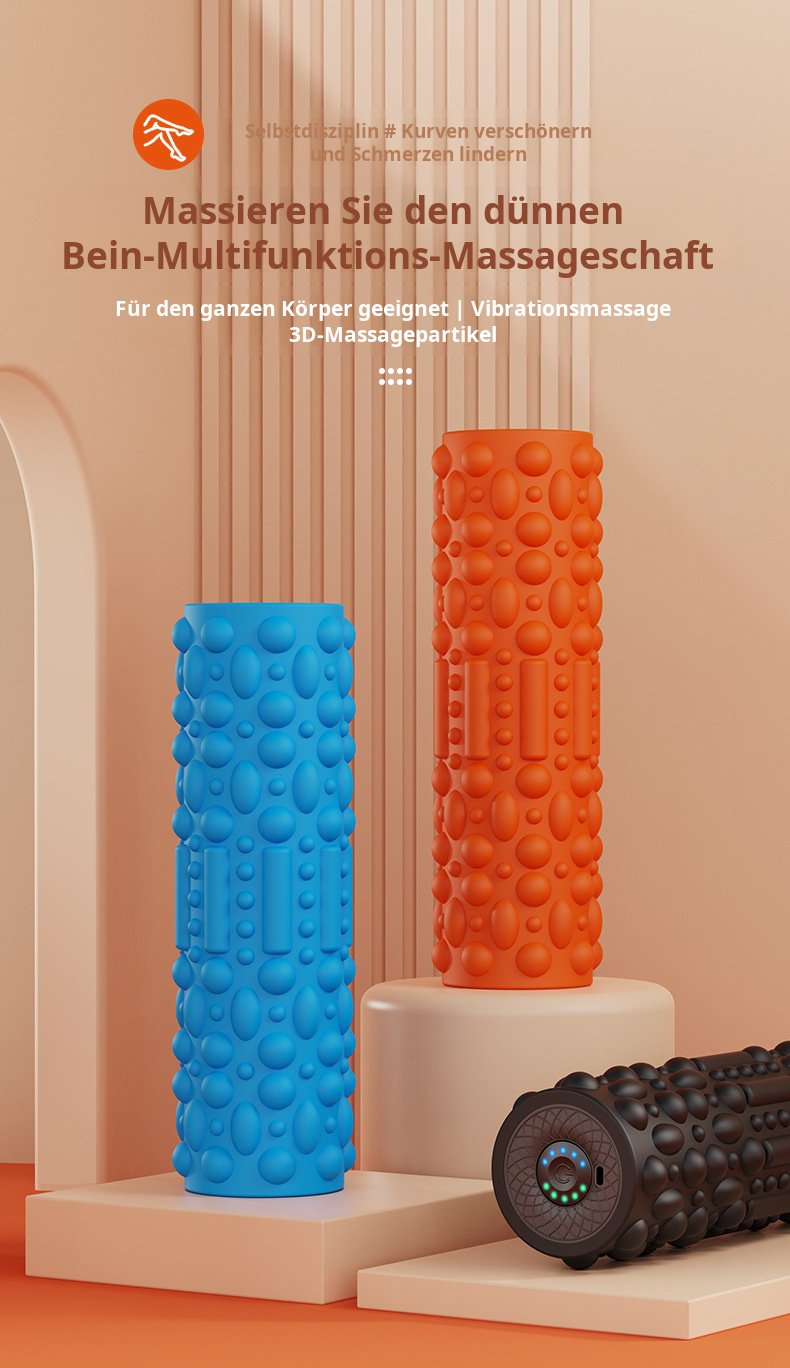 Vibrierende Yogasäule für effektives Faszien- und Yoga-Training
