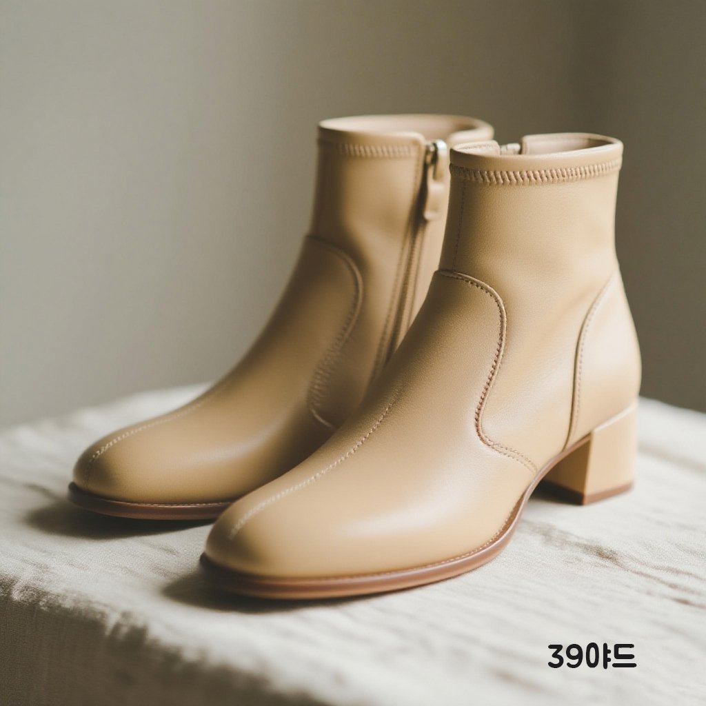 편안한 착화감의 카키 부츠