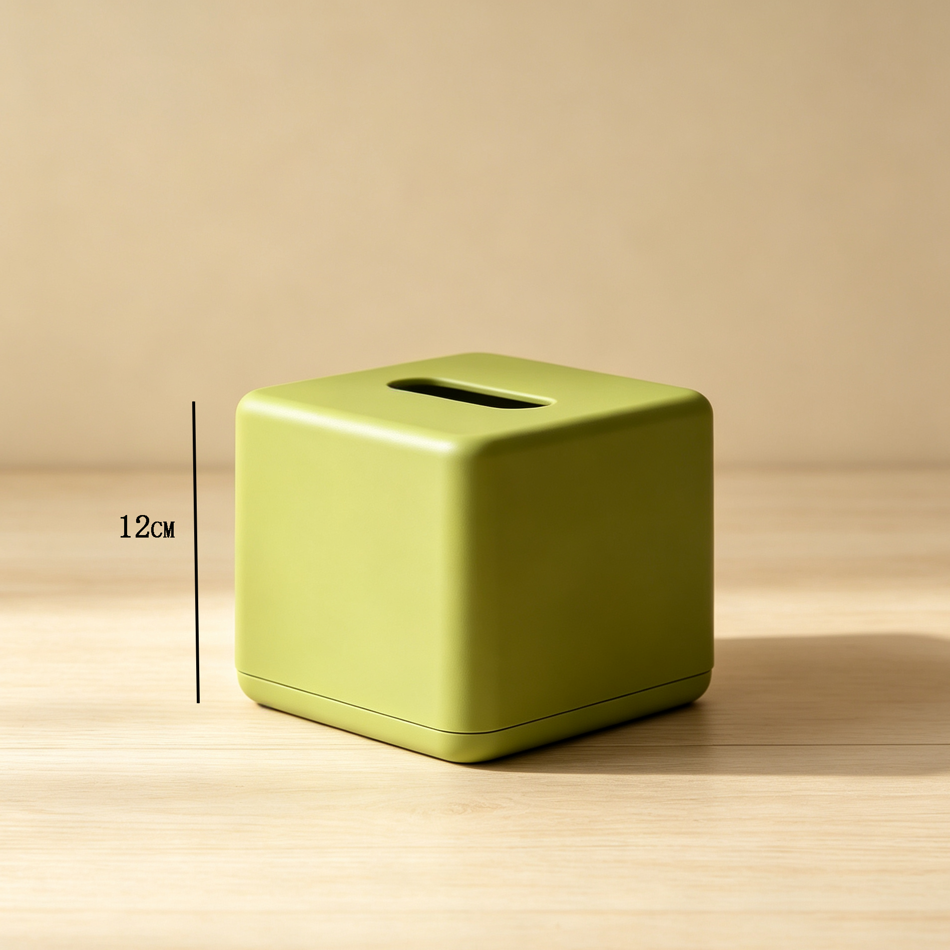 Pack of 5 minimalist tissue holders in neutral colors