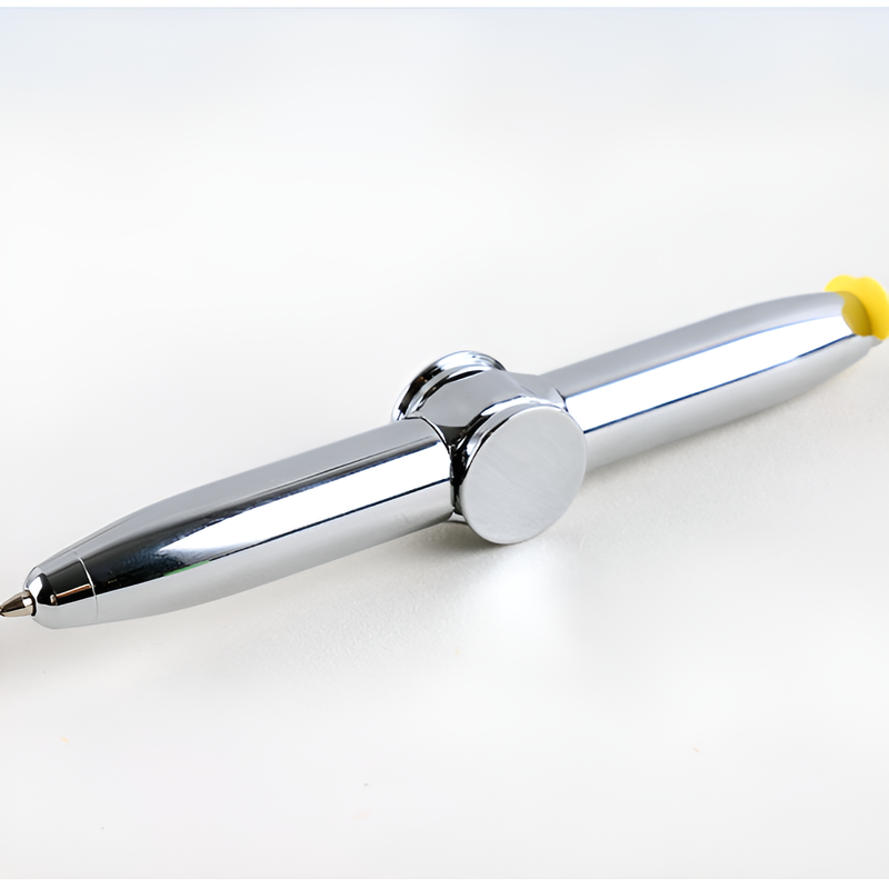 金属製ボールペン型フィジェットスピナー発光ストレス解消玩具