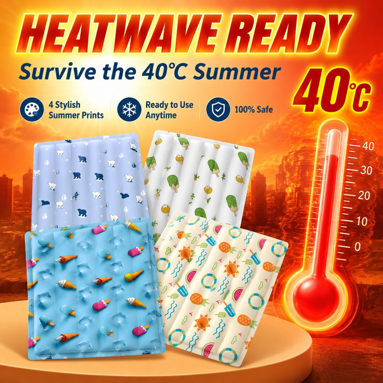 Summer Pet Cooling Mat for Cats and Dogs