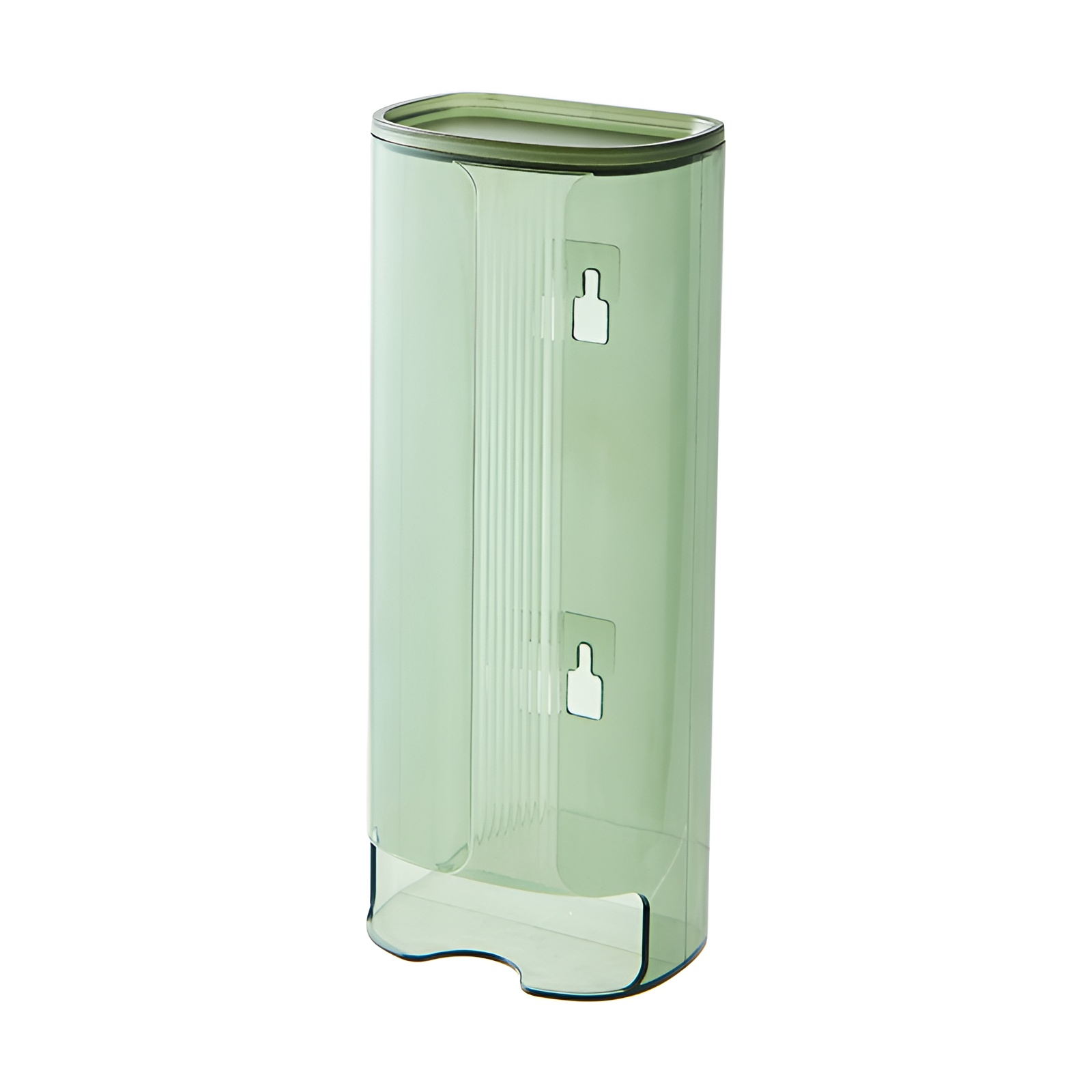 高級な壁掛け式ゴミ袋収納ボックス、透明な下着と靴下オーガナイザー、穴あけ不要。