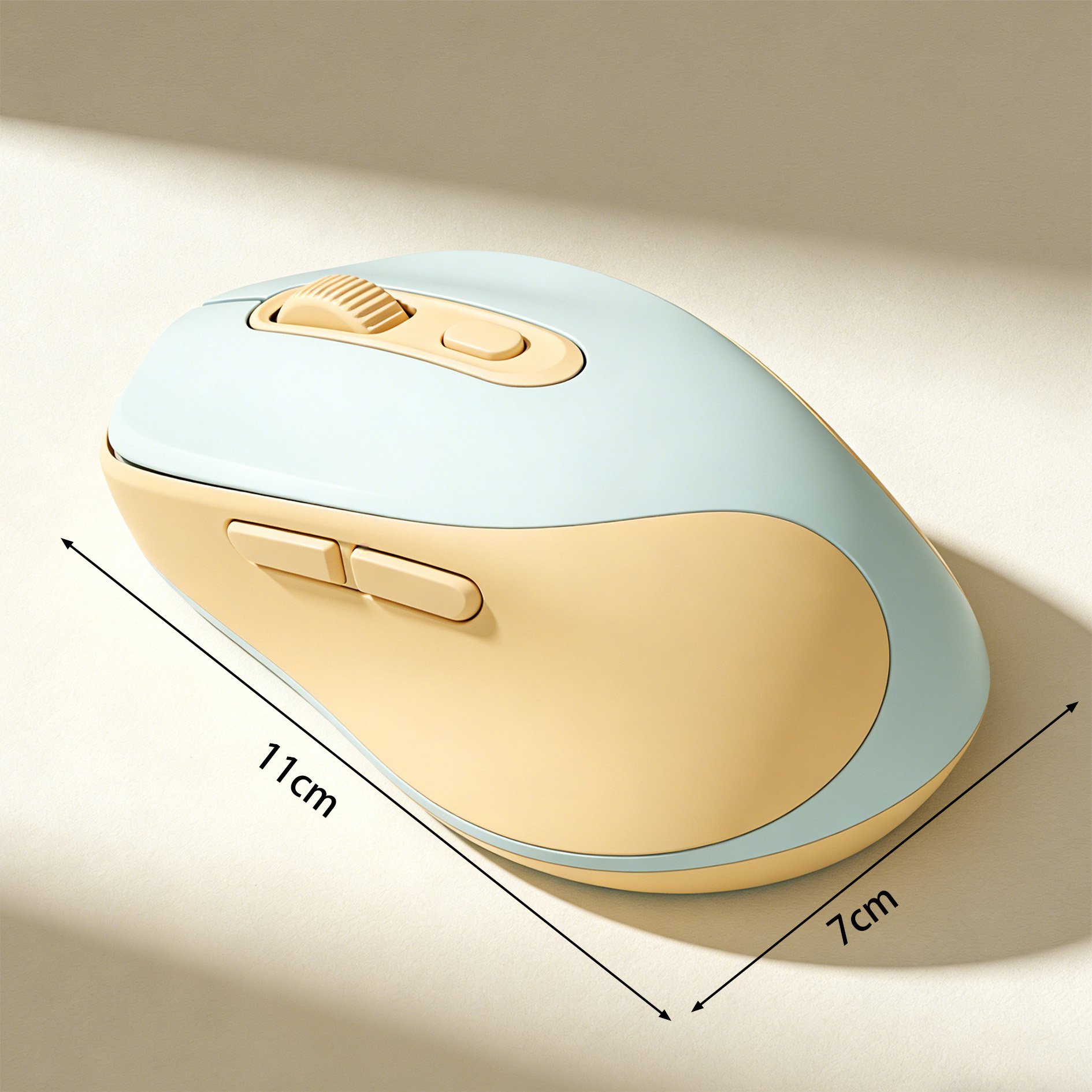 Portable Wireless Mouse ergonomic design