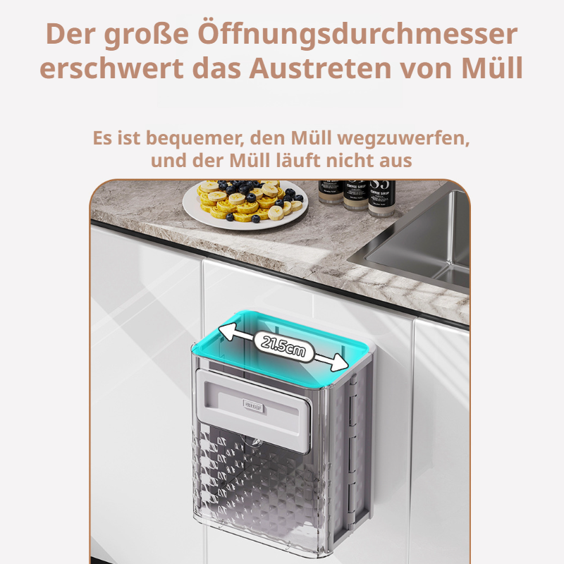 Faltbarer Hänge-Mülleimer für die Küche