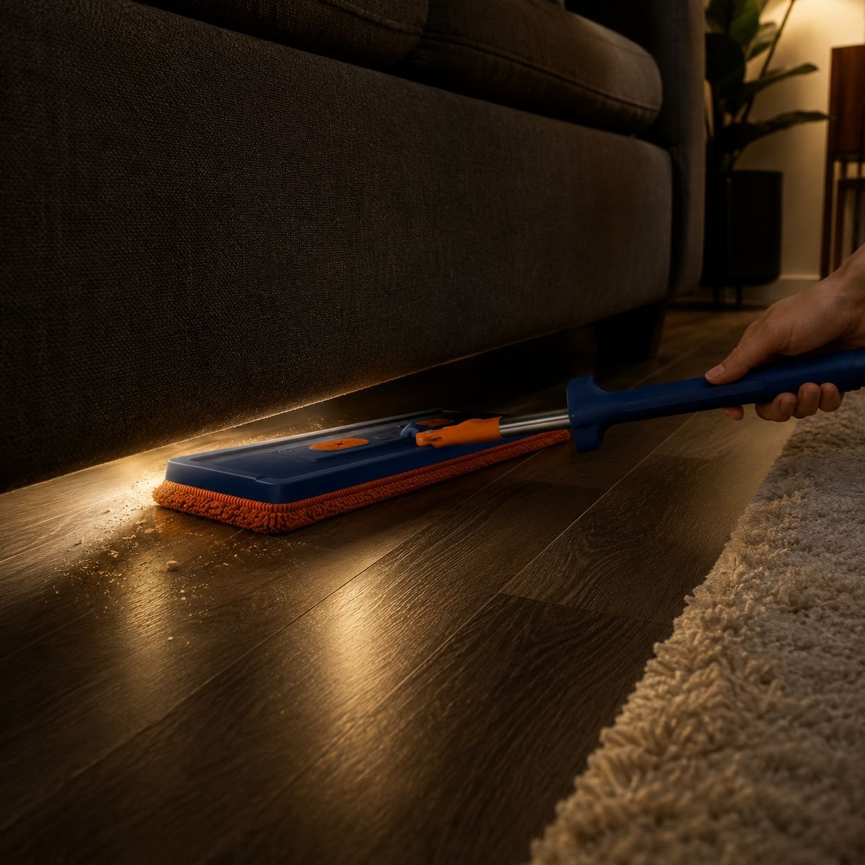 Lazy Flat Mop Hands-Free Dry and Wet Home Removable Mop