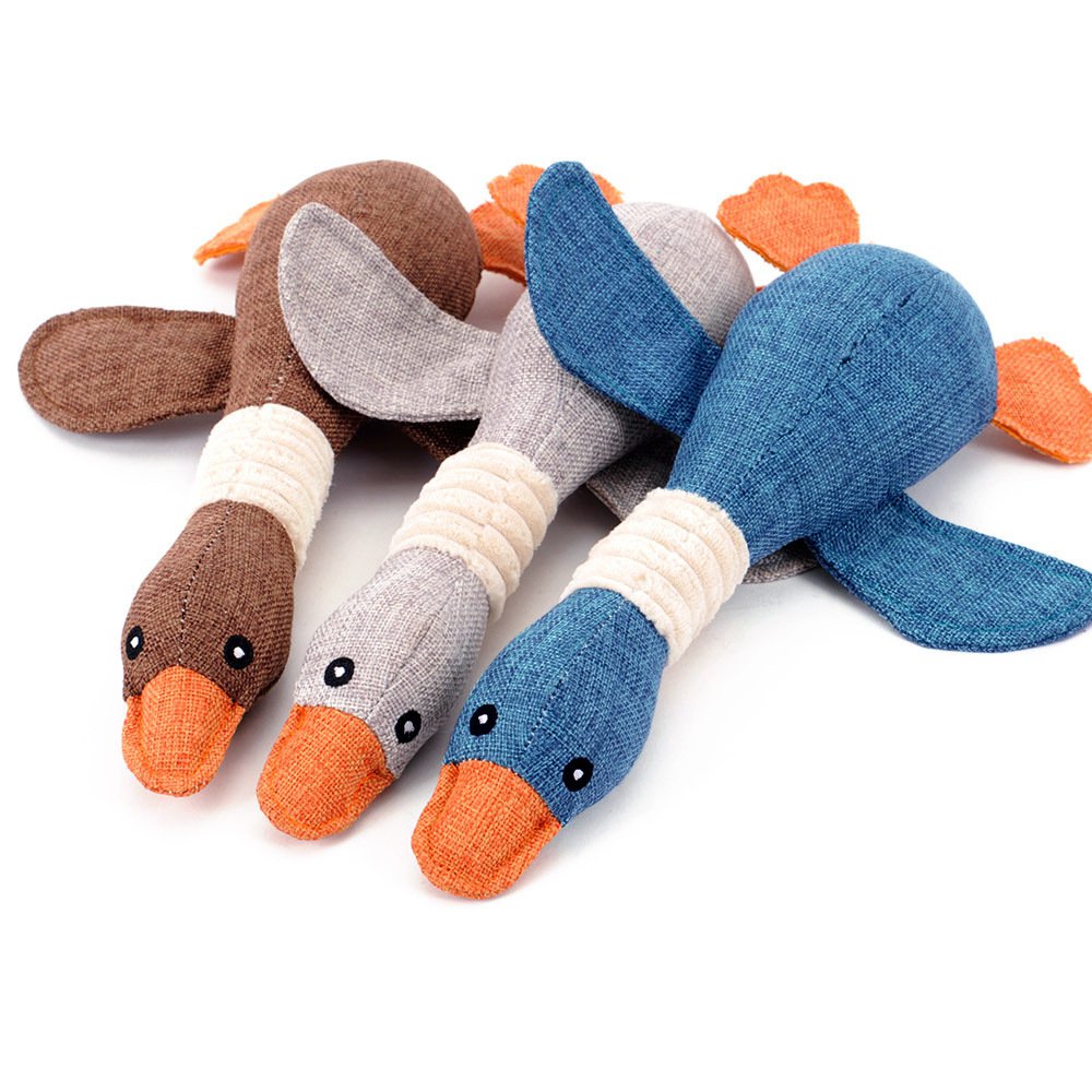 Peluche Chien Oie Parlant