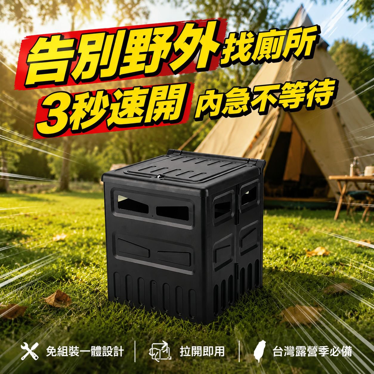 應急便攜馬桶 戶外摺疊車載廁所