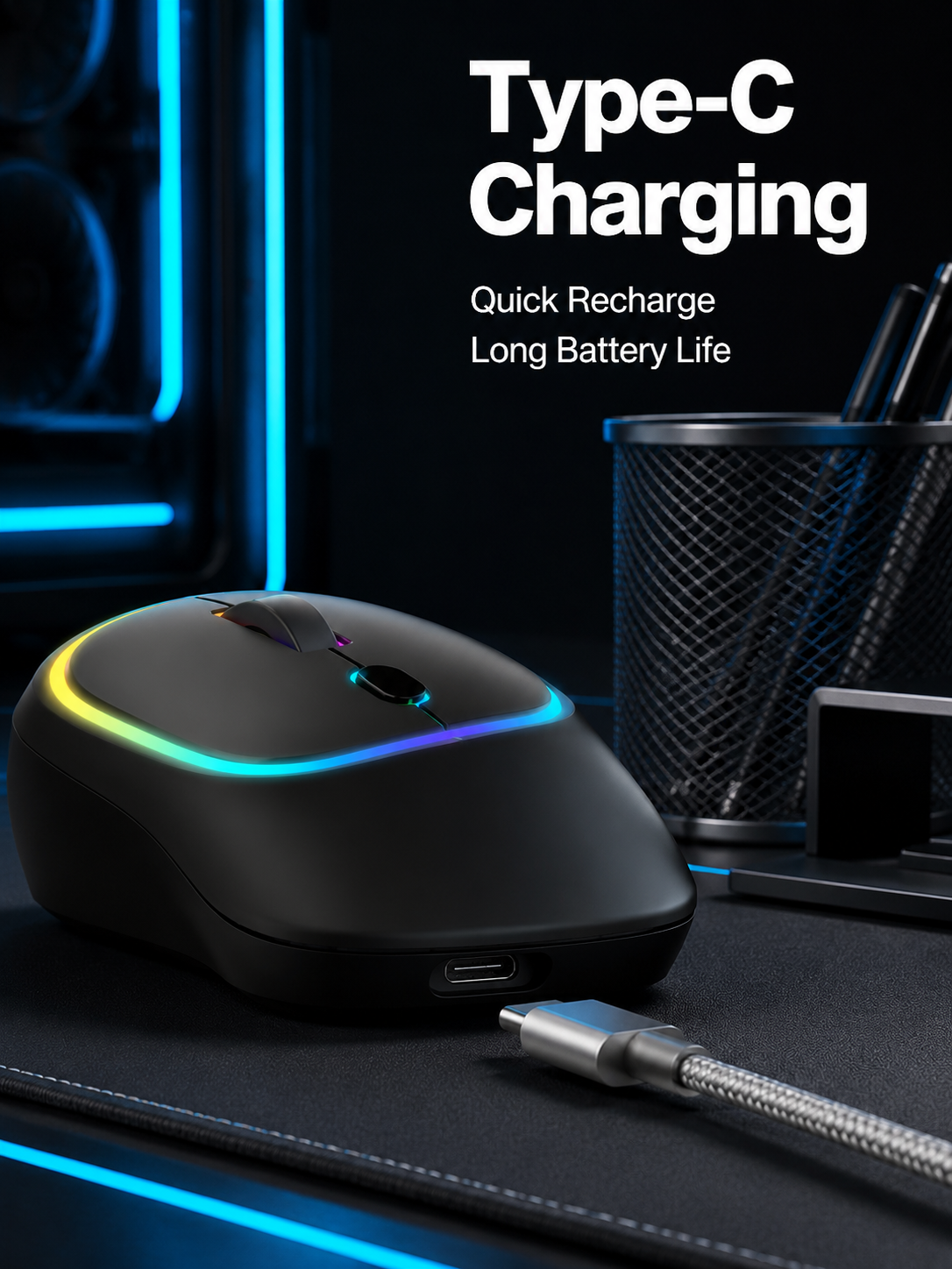 Rechargeable Bluetooth Wireless Mouse