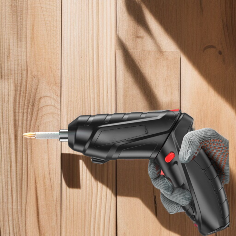 Rechargeable electric screwdriver in three colors