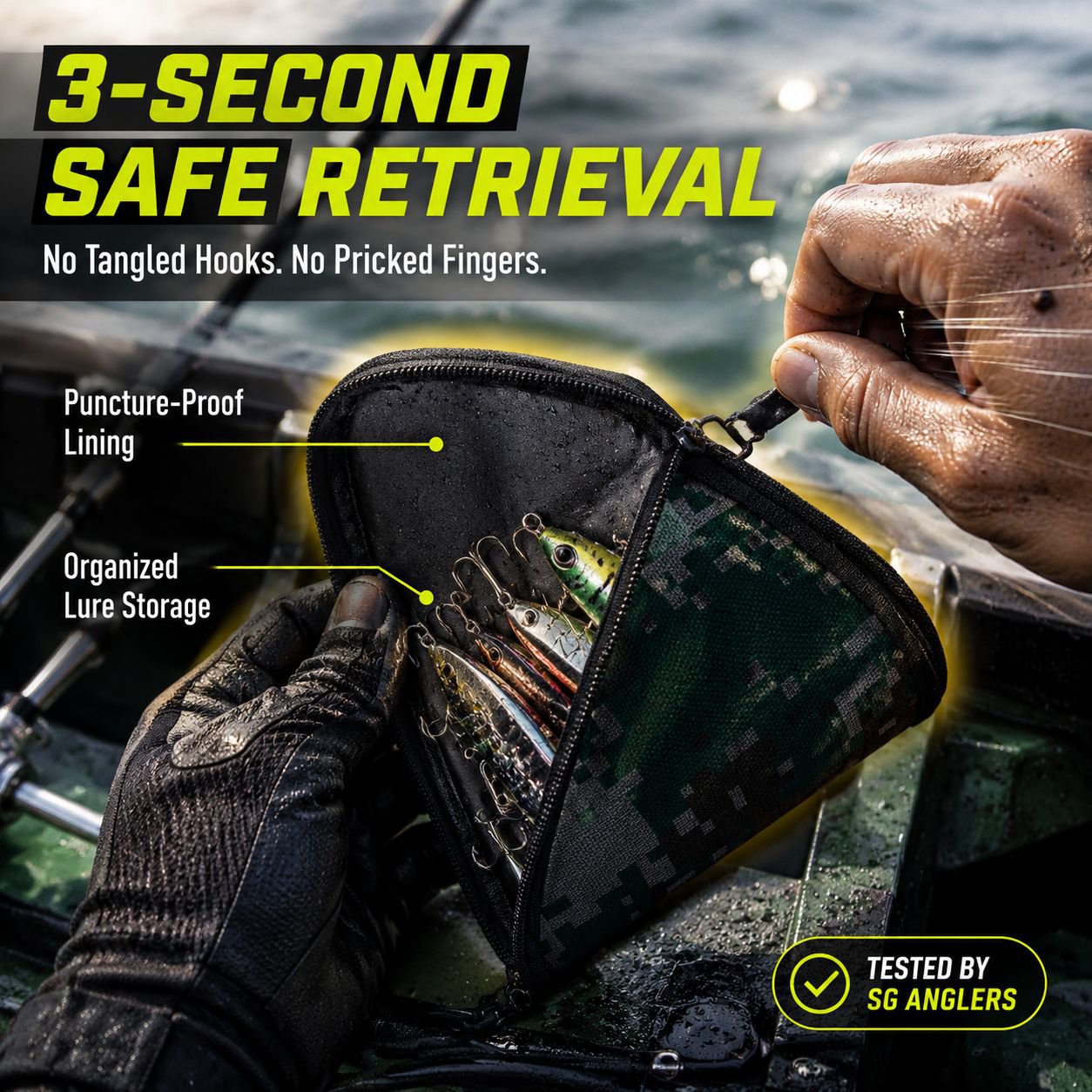 Multi-functional Lure Storage Bag
