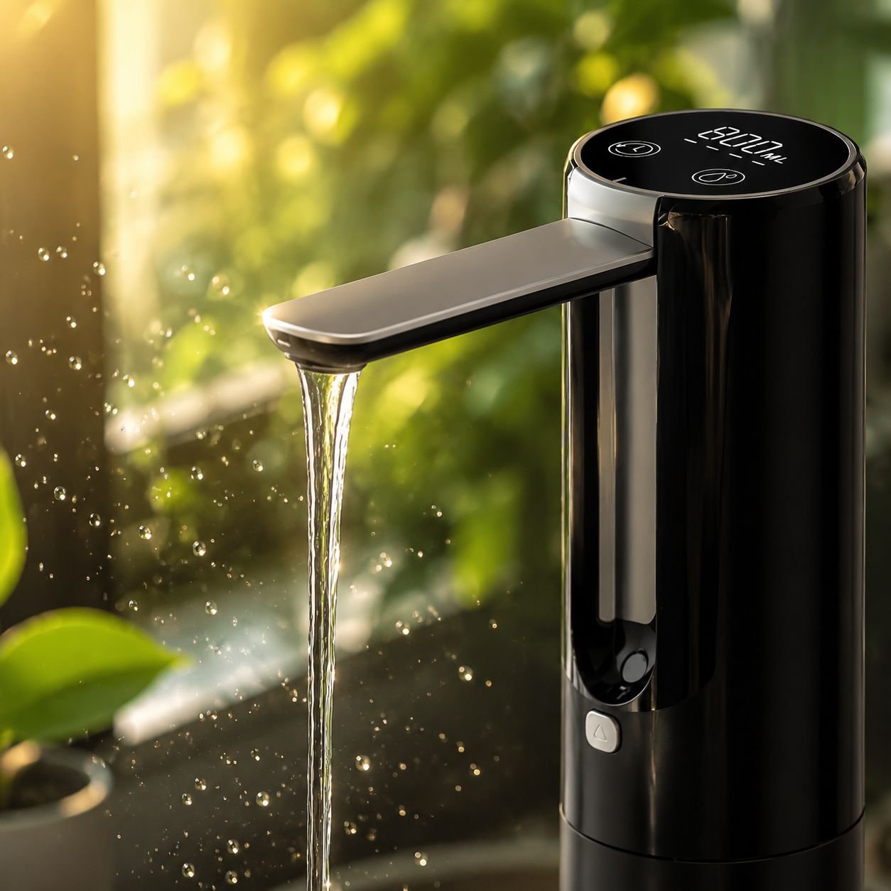 Einfache Wasserentnahme mit dem Trinkwasserspender