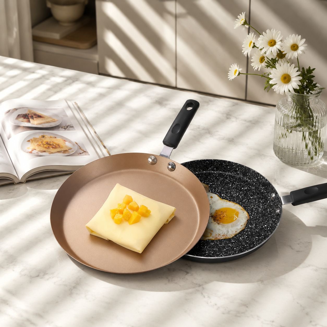 IHコンロで使えるクレープパン商品イメージ